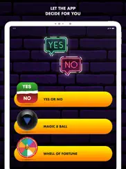 yes or no - decision helper ipad images 1