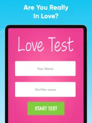 love tester - crush test quiz ipad images 1