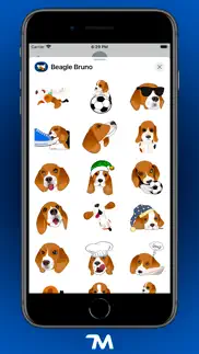 beagle bruno stickers iphone images 2