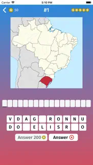 brazil: states map quiz game iphone images 1