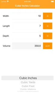 cubic inches calculator pro iphone images 3