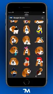 beagle bruno stickers iphone images 3