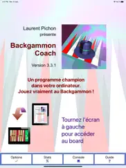 backgammon coach iPad Captures Décran 1