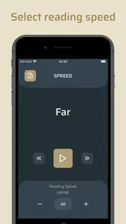 spreed - speed reader айфон картинки 3