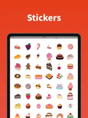 cakes and donut stickers emoji ipad resimleri 1