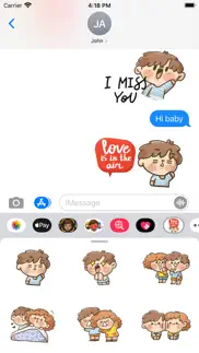crazy cute couple stickers iphone images 2