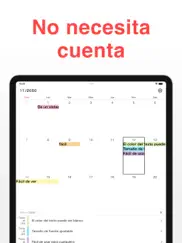 n calendario - agenda sencilla ipad capturas de pantalla 3