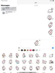 emo bunny stickers ipad images 3