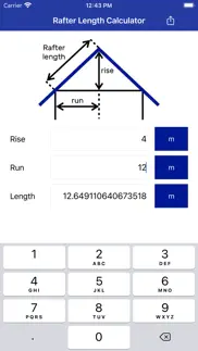 rafter length calculator iphone images 1