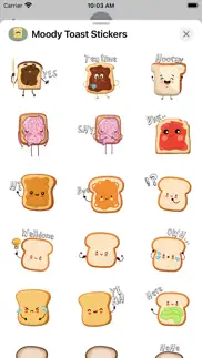 moody toast stickers iphone images 2