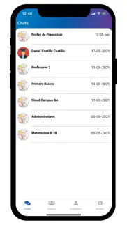 campus chat iphone capturas de pantalla 2