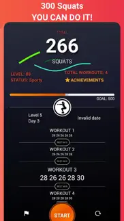 300 squats workout bestronger iphone images 1