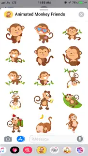 animated monkey friends iphone images 2