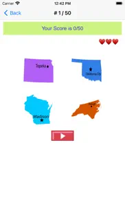 us states, maps, capitals quiz iphone images 4