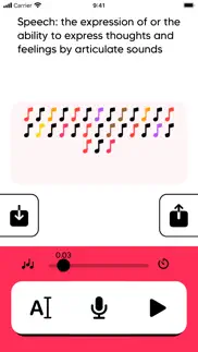 word types - create music iPhone Captures Décran 1