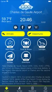 paris airport cdg info + radar iphone images 1