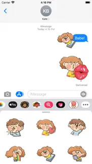 crazy cute couple stickers iphone images 1