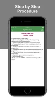 key programming procedure pro iPhone Captures Décran 4
