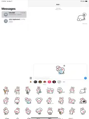 emo bunny stickers ipad images 1
