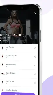 home workout - female fitness iphone images 4