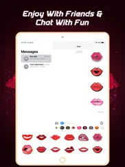 sexy kiss lips stickers ipad images 4
