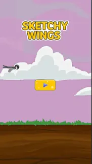 sketchy wings flappy stickman iphone images 2