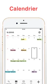 n calendrier - planning iPhone Captures Décran 1