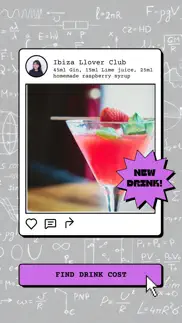 drink cost pro iphone capturas de pantalla 1