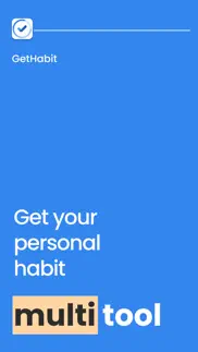 gethabit - easy habit tracker айфон картинки 1