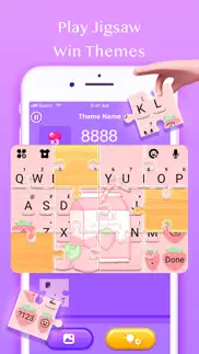 jigsaw keyboard-win kika theme iPhone Captures Décran 1