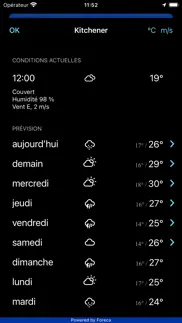 alerte pluie - rain alarm iPhone Captures Décran 4