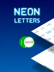 neon letters stickers animated ipad images 1