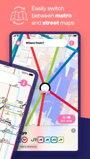 tokyo metro subway map iPhone Captures Décran 2