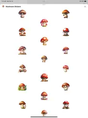 mushroom stickers ipad images 1