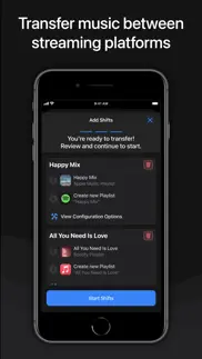 songshift iphone capturas de pantalla 2