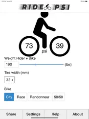 ride psi - bike tire pressure ipad capturas de pantalla 1