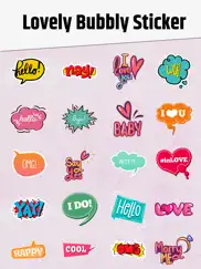 lovely bubbly sticker ipad images 3