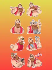 big bearded man stickers ipad images 2