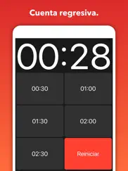 seconds interval timer ipad capturas de pantalla 2