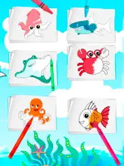 color aquatic and sea animals ipad images 2