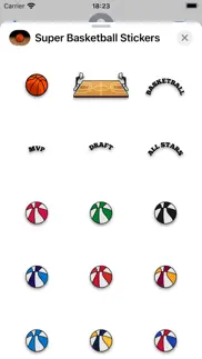 super basketball stickers iphone images 2