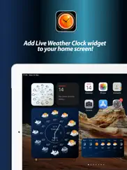 weather clock widget ipad images 1