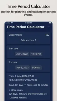 timespan calculator iphone images 2