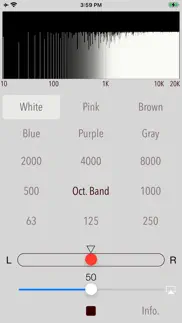 octave-band colored noise iPhone Captures Décran 2