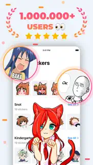 anime stickers - sticker maker iphone capturas de pantalla 3