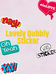lovely bubbly sticker ipad images 1