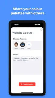 developer colour palette iphone capturas de pantalla 3