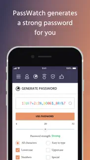 passwatch password manager iphone capturas de pantalla 2