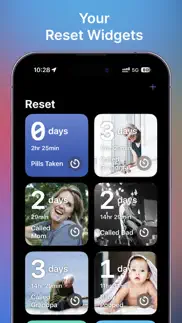 reset - track with widgets iphone capturas de pantalla 3