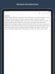 moby thesaurus - extended ipad images 2